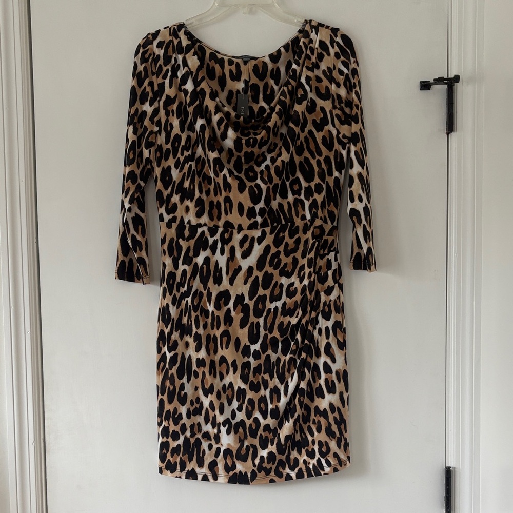The Limited Animal Print Long Sleeve Dress